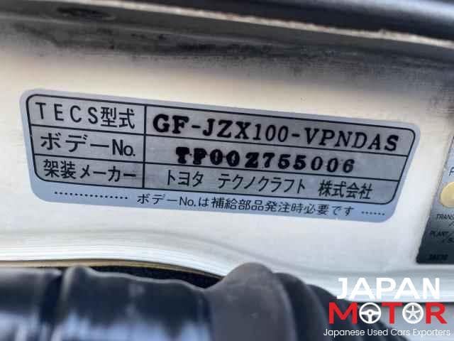 2000 Toyota Chaser JDM car for sale — photo 9 of 9