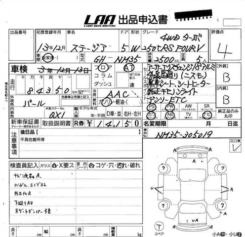 2001 Nissan Stagea JDM car for sale — photo 6 of 6