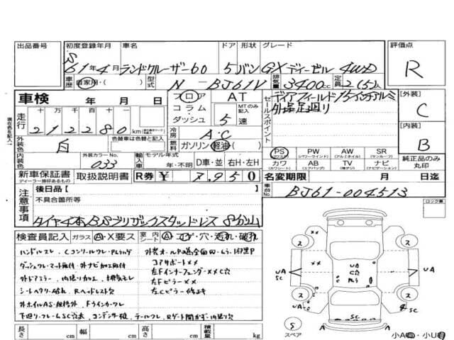 1986 Toyota Land Cruiser JDM car for sale — photo 7 of 8