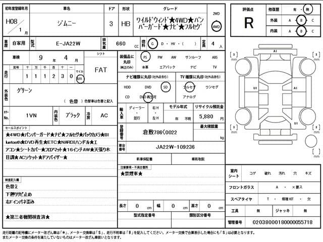 1996 Suzuki Jimny JDM car for sale — photo 11 of 13