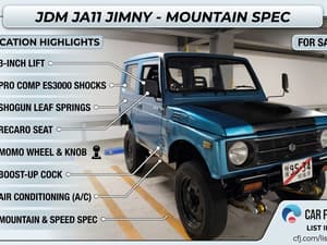 1992 Suzuki Jimny JDM car for sale
