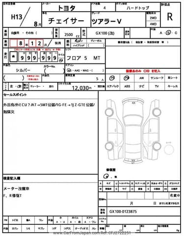 2001 Toyota Chaser JDM car for sale — photo 10 of 10
