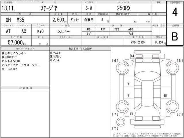 2001 Nissan Stagea JDM car for sale — photo 8 of 9