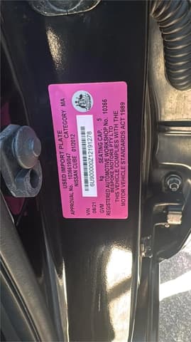 2012 Nissan Cube JDM car for sale — photo 8 of 8