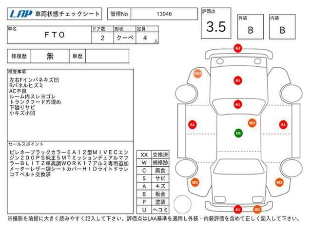 1995 Mitsubishi FTO JDM car for sale — photo 11 of 12