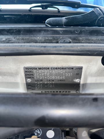 1996 Toyota Starlet JDM car for sale — photo 16 of 22