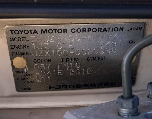 1996 Toyota Chaser JDM car for sale — photo 21 of 21