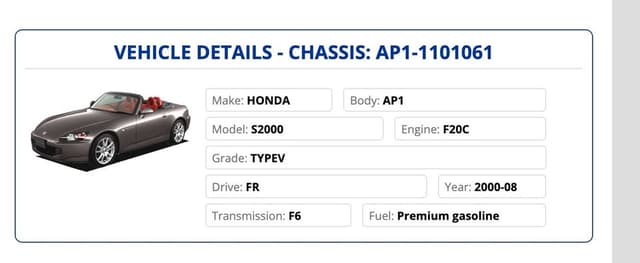 2000 Honda S2000 JDM car for sale — photo 12 of 13