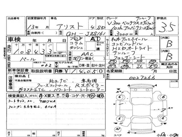 2001 Toyota Aristo JDM car for sale — photo 6 of 7