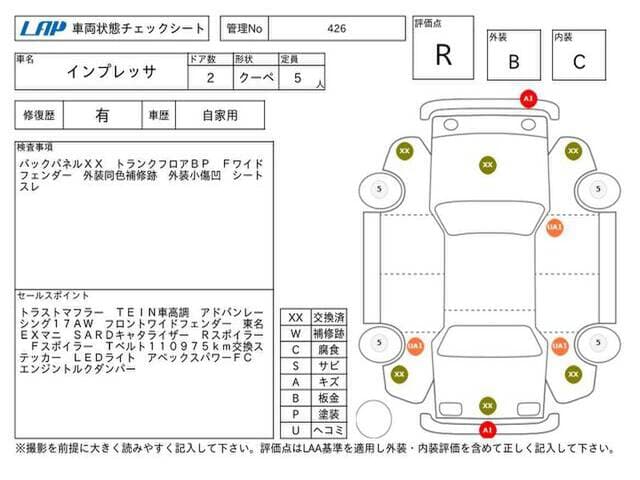 1997 Subaru Impreza JDM car for sale — photo 11 of 12
