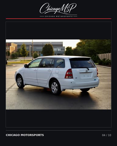 2001 Toyota Corolla JDM car for sale — photo 18 of 20
