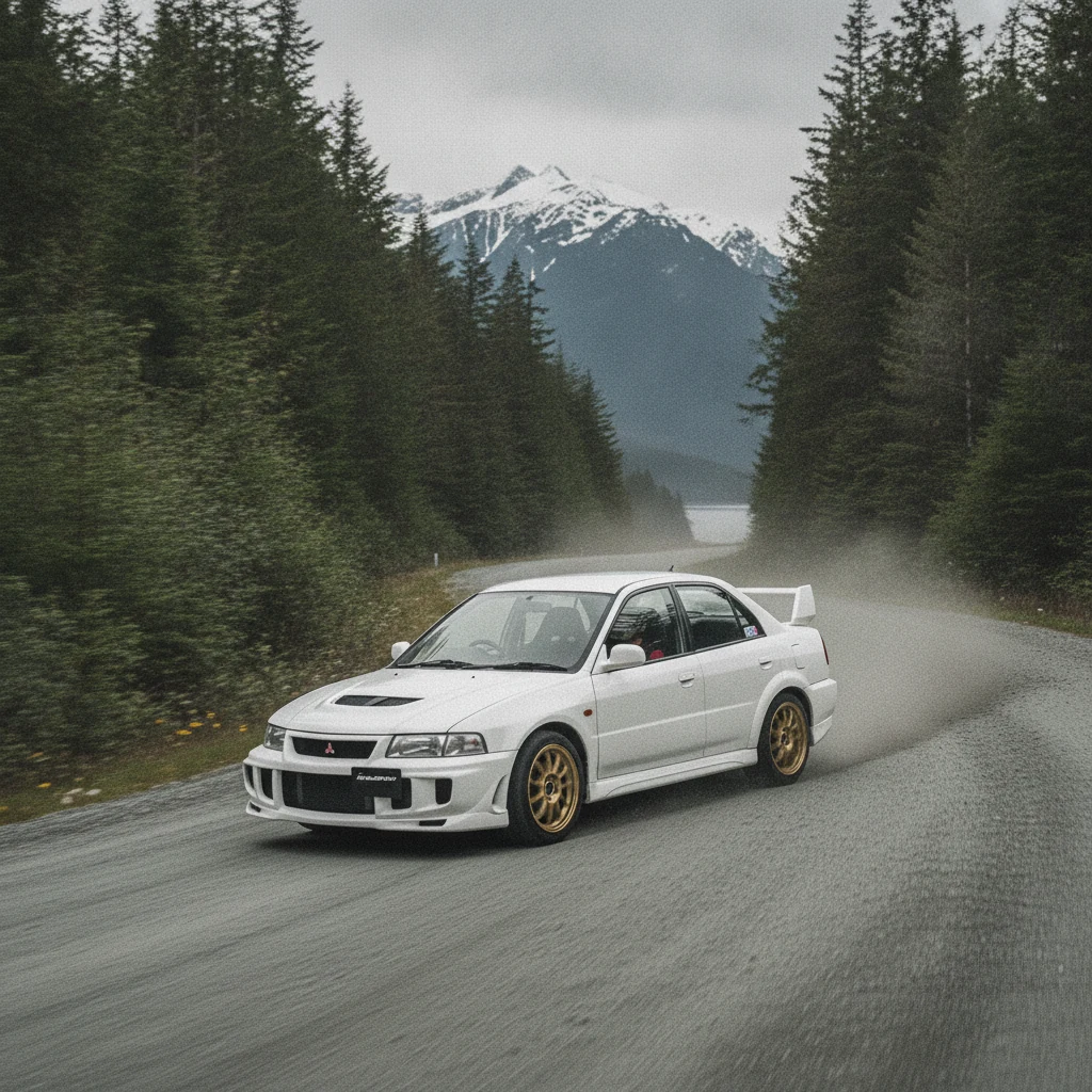 Evo IV-VI on gravel