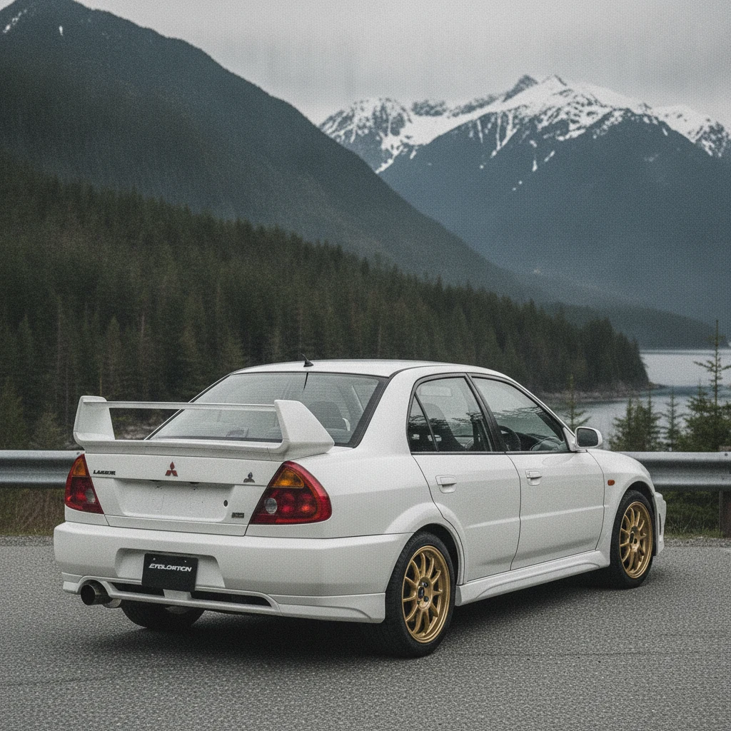 Evo IV-VI rear three-quarter