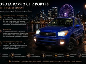 2000 Toyota RAV4 JDM car for sale