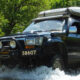 Toyota Hilux Surf crossing through water