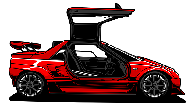 Red Mazda Autozam AZ-1