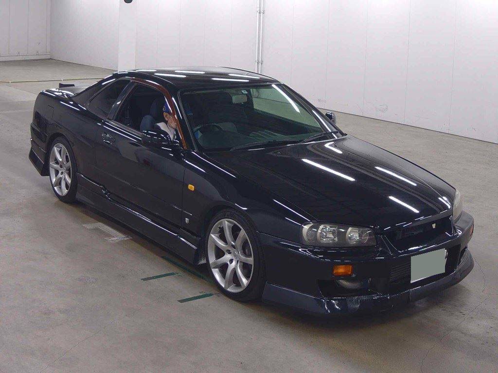 1999 Nissan Skyline R34 Coupe 25GTT JULY 2024 ARRIVAL aftermarket air cleaner For Sale via fedlegalimports.com