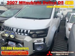 JDM 2007 Mitsubishi Delica D5 4WD Lifted w/Dual Sliding Door 137