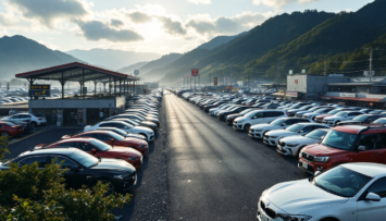 Used car dealership in Japan