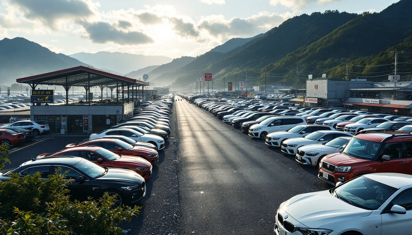 Used car dealership in Japan