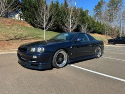 JDM 1999 Nissan Skyline R34 Coupe HR34 GT converted to GTT Auction Grade 3 for sale