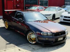 JDM Nissan Skyline GT-R R34 MIDNIGHT PURPLE for sale (#3921) for sale