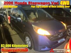 JDM 2006 Honda Stepwagon Campervan 4WD Pop Top Van 83