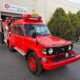 JDM 2001 Toyota Land Cruiser 70 A/C Diesel 4WD Fire Truck HZJ79 for sale